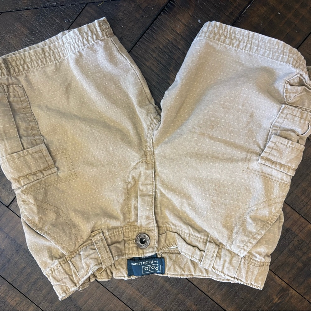Ralph Lauren Beige Cargo Shorts